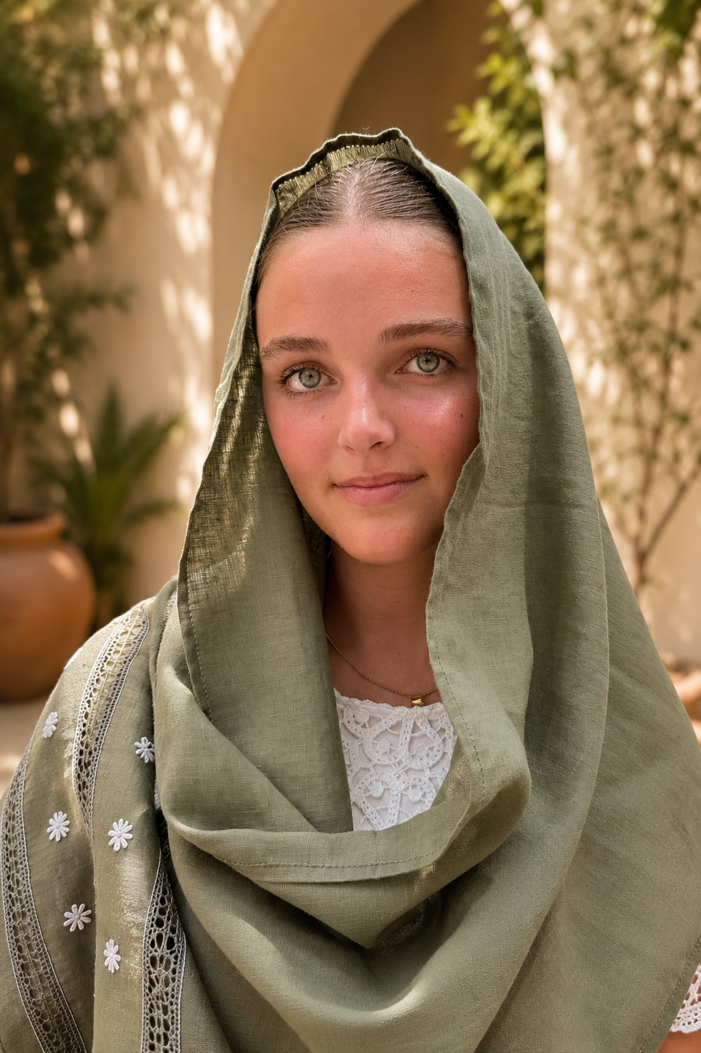 Rebozo aceituna